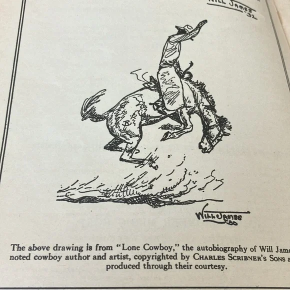 THE  COWBOY SINGS COPYRIGHT 1932 SONGS OF THE RANCH AND RANGE WESTERN FRONTIER - Picture 14 of 17